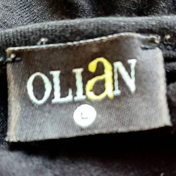 Olian Long Sleeved Crop Top Size Large - Picture 6 of 8